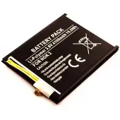 AccuCell Akku passend für Nokia 2, Li-Polymer, 3,8V, 4100mAh, 15,6Wh
