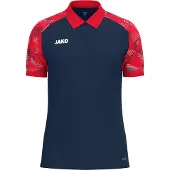 Jako Herren Polo Sonic 6326-909 XXL - Marine/Rot - XXL