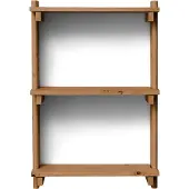 Form & Refine - Beam 3 Wandregal, 60 x 90,5 cm, dunkelbraun