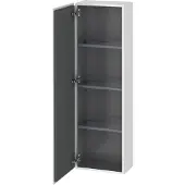 Duravit Halbhochschrank L-Cube 40x24,3x132cm, Tür rechts, Eiche schwarz