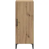 vidaXL Sideboard Artisan-Eiche 34,5 x 34 x 90 cm Holzwerkstoff