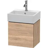 Duravit L-Cube Waschtischunterbau wandhängend, 1 Tür, Anschlag links, 434x400x341mm, LC6245L5555