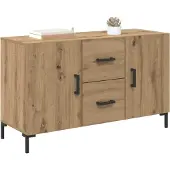 vidaXL Sideboard Artisan-Eiche 100 x 36 x 60 cm Holzwerkstoff
