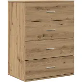 vidaXL Sideboard Artisan-Eiche 60 x 39 x 80 cm Holzwerkstoff