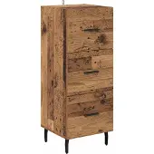 vidaXL Sideboard Altholz 34 x 34,5 x 90 cm Holzwerkstoff