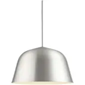 Muuto Ambit Pendelleuchte Ø 25 Grey - , Ambit, dimmbar, Grau, für Wohnzimmer, Aluminium, Design