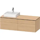 Duravit LC4870L30300000 Konsolen-WTU wandhängend L-Cube 550x1