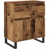 vidaXL Sideboard Altholz 60 x 35 x 70 cm Verbundholz und Eisen