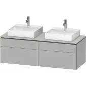 Duravit LC4872B07070000 Konsolen-WTU wandh. L-Cube 550x1400x4