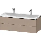 Duravit Möbel-Set L-Cube 120x48x48cm, m 2 HL, 2 Schub., leinen