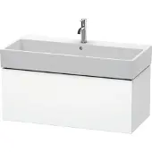 Duravit L-Cube Waschtischunterbau wandhängend, 1 Auszug, 984x394x459mm, LC617808484, Farbe: Weiß Supermatt Dekor