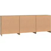 vidaXL Sideboard 3 stk. Artisan-Eiche 70 x 41 x 75 cm Holzwerkstoff