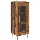 vidaXL Sideboard Altholz 34 x 34,5 x 90 cm Holzwerkstoff