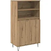 vidaXL Hochboard Braun 60 x 36 x 110 cm Holzwerkstoff