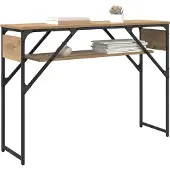 vidaXL Konsolentisch Artisan-Eiche Holzwerkstoff 105x30x75cm