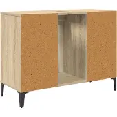 vidaXL Waschbeckenunterschrank mit Regal Sonoma-Eiche 80 x 33 x 60 cm