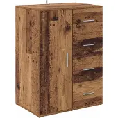 vidaXL Sideboard Altholz 59 x 39 x 80 cm Holzwerkstoff