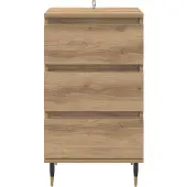 vidaXL Sideboard Artisan-Eiche 35 x 40 x 70 cm Holzwerkstoff