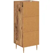 vidaXL Sideboard Altholz 34 x 34,5 x 90 cm Holzwerkstoff