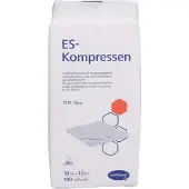 Hartmann ES-Kompressen unsteril 10x10 cm 16fach 100 St