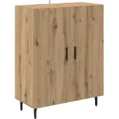 vidaXL Sideboard Artisan-Eiche 69,5 x 34 x 90 cm Holzwerkstoff