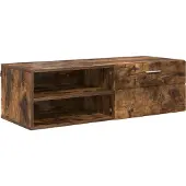 vidaXL Holzschrank 100,5 x 39 x 30 cm Geräucherte Eiche Holzwerkstoff