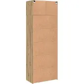 vidaXL Aufbewahrungsschrank 2 Stk. Artisan-Eiche 80 x 42,5 x 225 cm