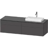 Duravit LC4871R49490000 Konsolen-WTU wandh L-Cube 550x1600x48