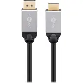 Wentronic 71460, 1 m, DisplayPort, HDMI, Männlich, Männlich, 3840 x 2160 Pixel