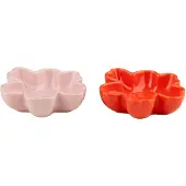 Marimekko - Unikko Schalen-Set, Ø 11 cm, pink / orange red (2er-Set)