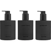 Blomus Seifenspender Kirei Schraubverschluss Smoke 350 ml (3er Set)