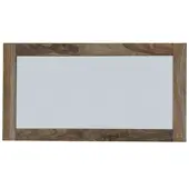 MASSIVMOEBEL24.DE Spiegel Sheesham 130x3x70 grau geölt NATURE GREY #071