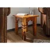 MASSIVMOEBEL24.DE Hocker Akazie 42x42x45 honig lackiert OXFORD #0601