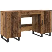 vidaXL Schreibtisch Altholz Holzwerkstoff 140 x 50 x 75 cm