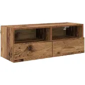 vidaXL TV-Wandschrank Altholz 80 x 30 x 30 cm Holzwerkstoff