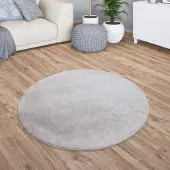 TT Home Wohnzimmer Kurzflor Einfarbig Modernes Design Waschbar
