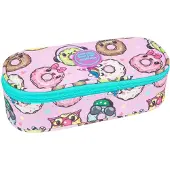 CoolPack Campus Federmäppchen Happy Donuts, Mäppchen mit Reißverschluss für Schule und Freizeit