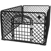 Iso Trade Spielplatz für Haustiere - Schwarz - 90 x 90 x 60 cm