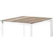 Sieger Polytec-Tischplatte L 90 cm/B 90 cm Eichel hell