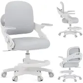 Adler Ergonomischer Kinderdrehstuhl Junior 4.3 Grau