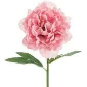 Party Deco 24x Künstliche Blume - Pfingstrose, 35 cm, rosa