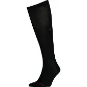 Tommy Hilfiger Kniestrümpfe "TH MEN TAILORED MERCERIZED KNEEHIGH" 0, mit kleinem Flag-Label