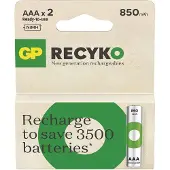 GP Wiederaufladbare Batterie ReCyko 850 AAA (HR03)-2St.