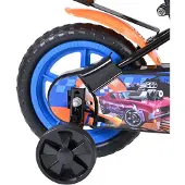 Volare Hot Wheels Kinderfahrrad – Jungen – Mag-Felgen – 12 Zoll – Schwarz