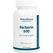 NatuGena GmbH Berberin 500 Myo-inositol & Piperin Vegan Kapseln 60 St