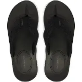 Tommy Hilfiger Zehentrenner "MOLDED PADDED HILFIGER B SANDAL" Strandschuh, Sommerschuh, Poolslide mit Kontrastbesatz