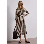 Street One Midikleid gemustert, figurumspielend