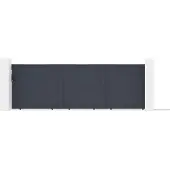 Casanoov Schiebetor Eiger 500x160cm Aluminium Grau