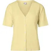 Pieces Pcnora V-ausschnitt Strickjacke | Gelb | L