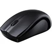 Deltaco Wireless optical mouse, 3 buttons w/ a scroll, black